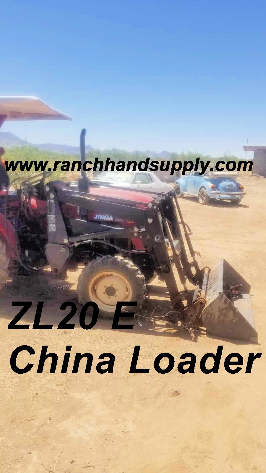Jinma ZL20 E loader hydraulic hoses.